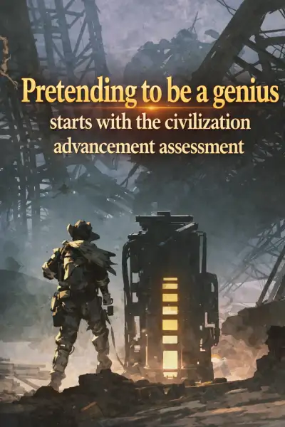 Pretending to be a genius starts with the civilization advancement assessment