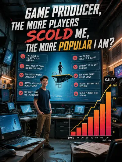 Game Producer, the More Players Scold Me, the More Popular I am?